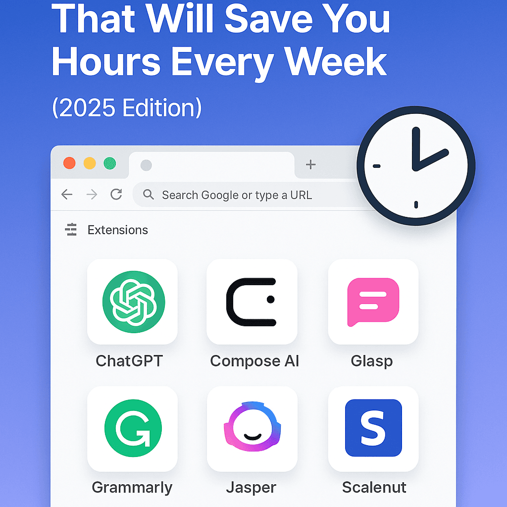 Top 7 AI Chrome Extensions That Will Save You Hours Every Week (2025 Edition)