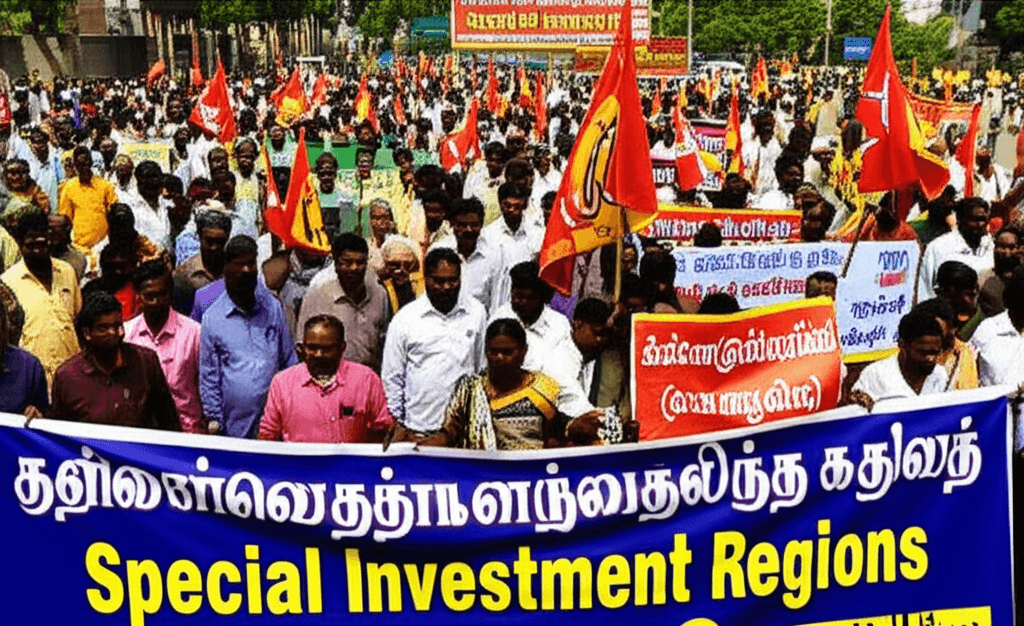 Tamil Nadu Erupts: DMK and Allies Lead Widespread Protests Against Special Investment Regions (SIR)